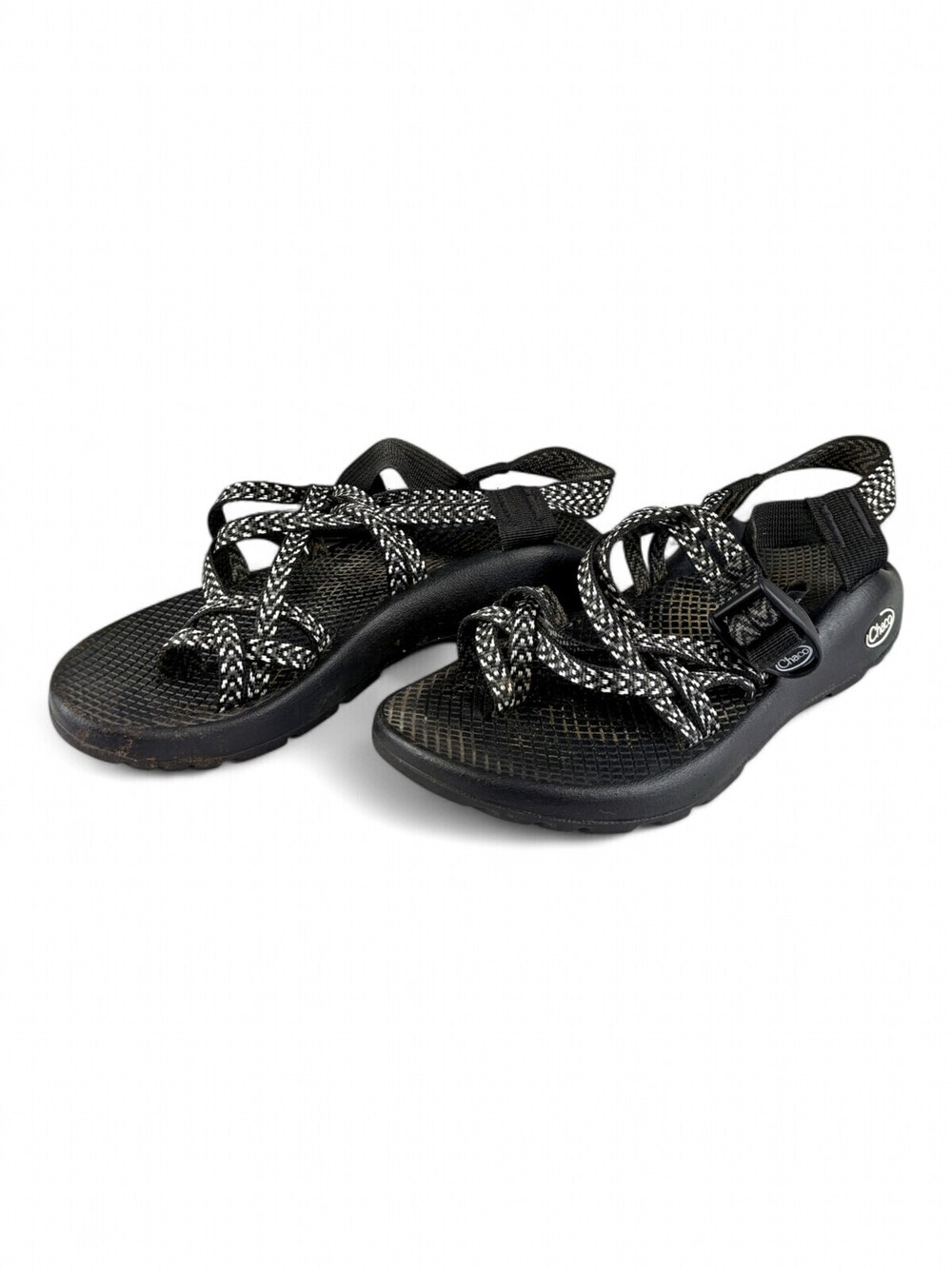 Chaco Women's Sport Sandals Black/White Size 7